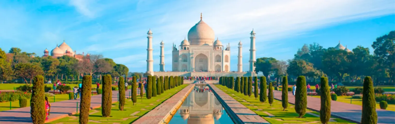 India's rich history and culture, featuring iconic landmarks like the Taj Mahal and Golden Temple.